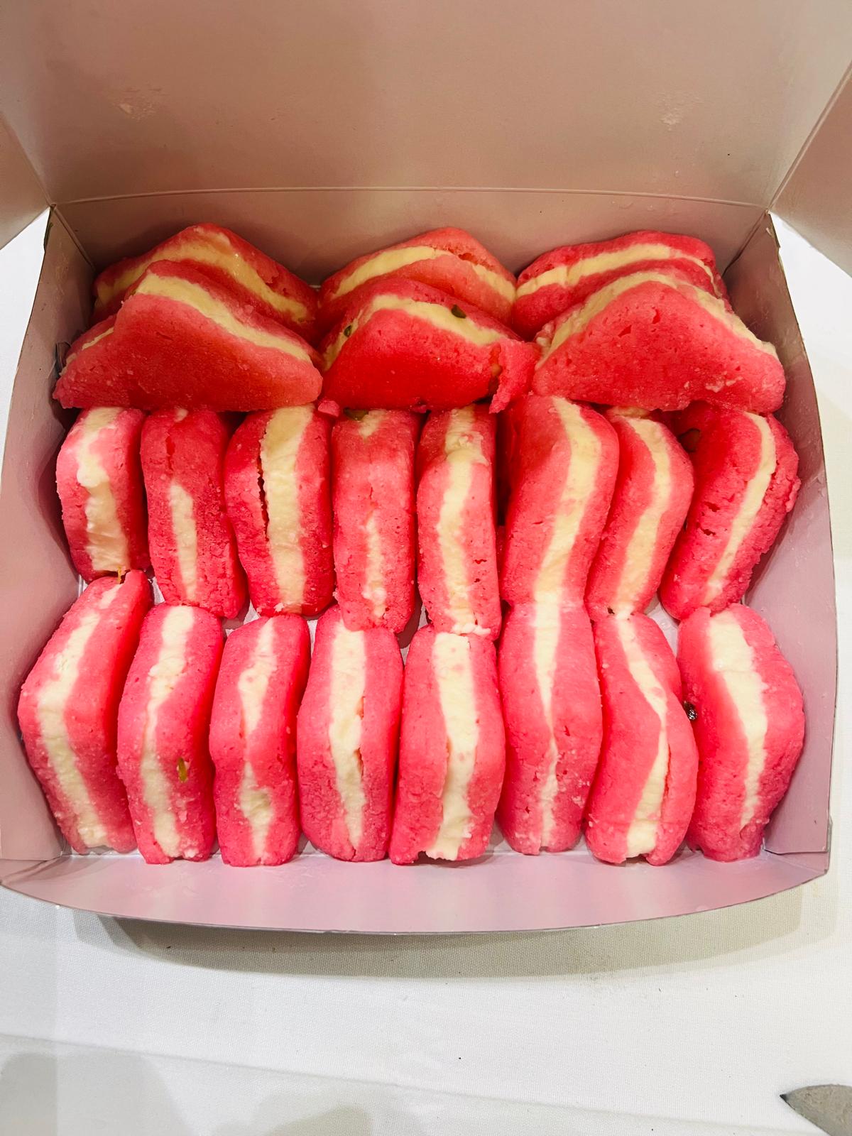 Pink Snadwich Triangles